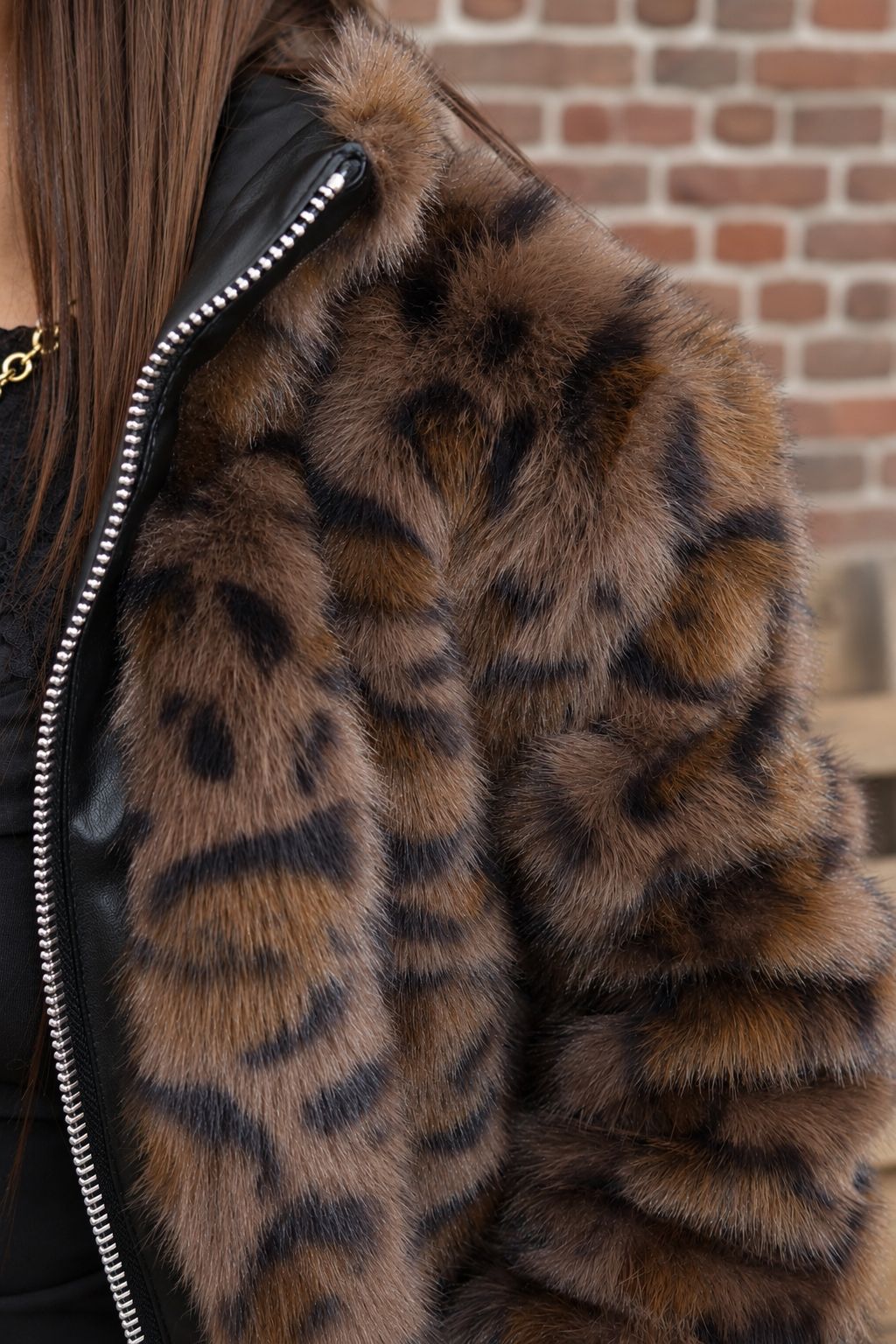 Veste Rikke Leopard