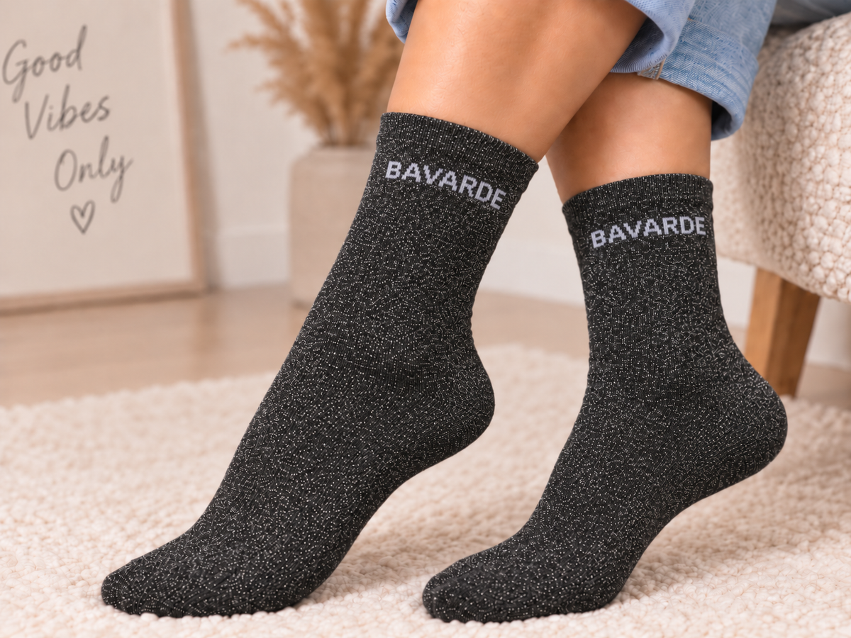 Chaussette Sebby Noir Bavarde