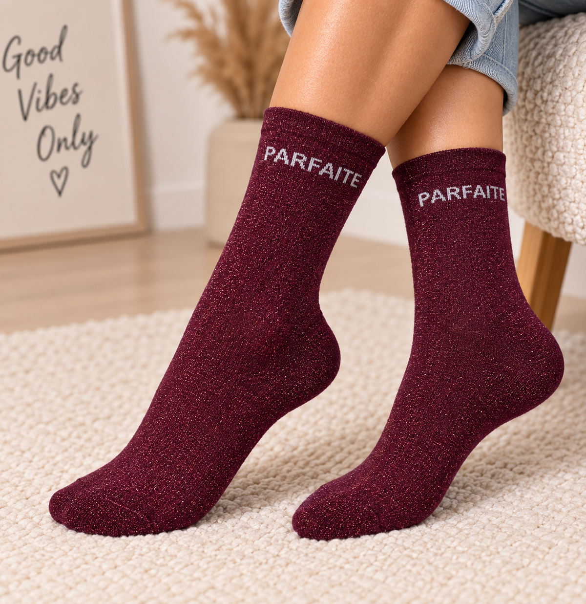 Chaussette Sebby Fuschia Parfait