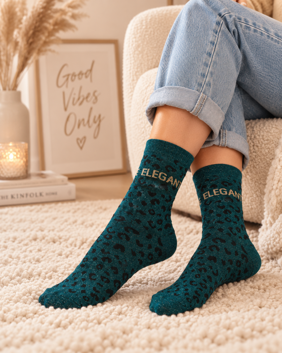 Chaussette Sebby Vert / Elegante