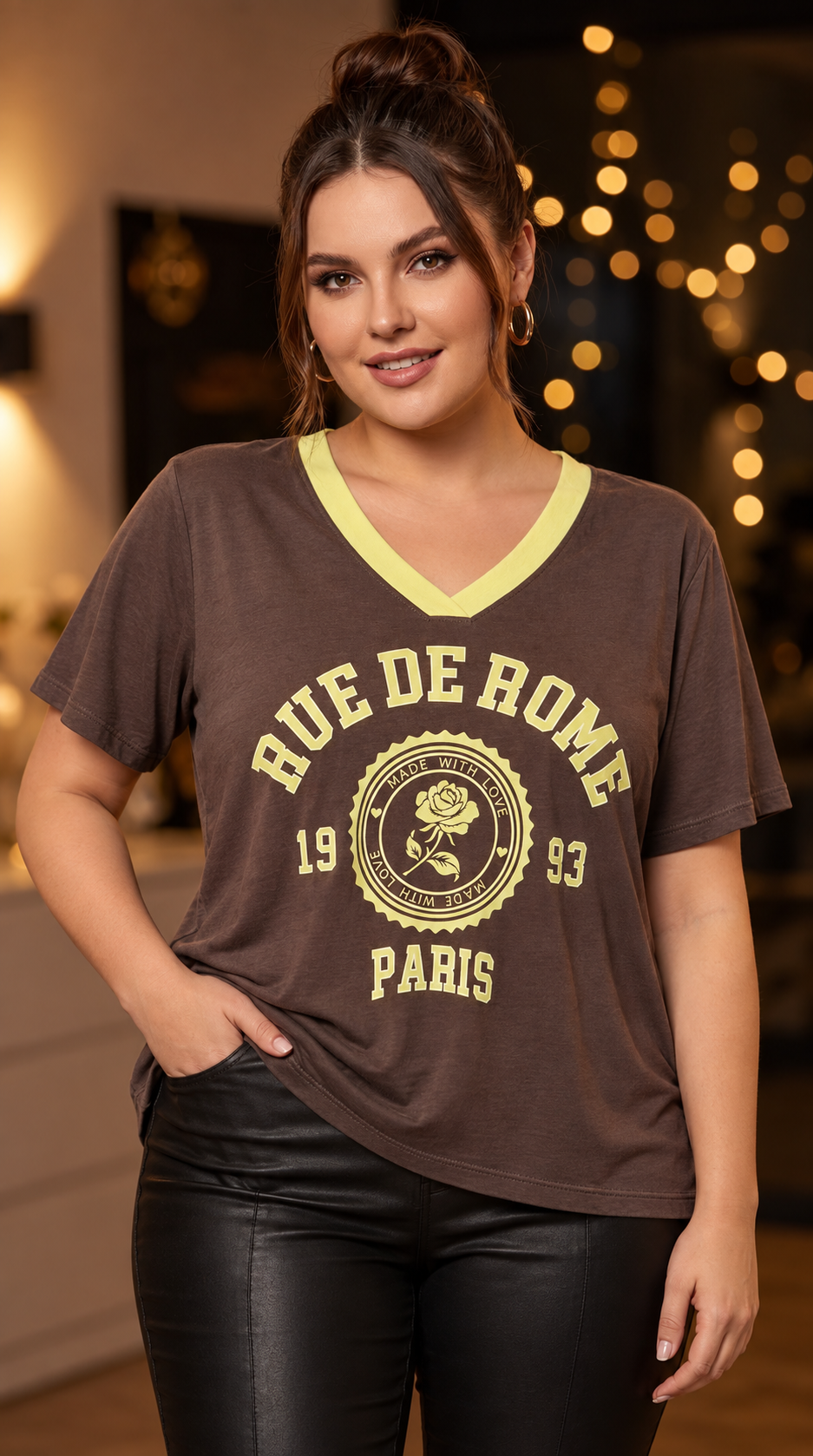 T-shirt Vince Marron