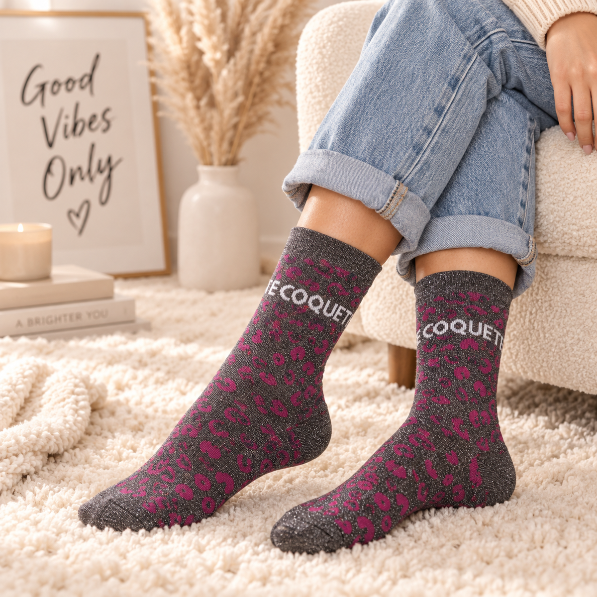 Chaussette Sebby Gris / Coquette