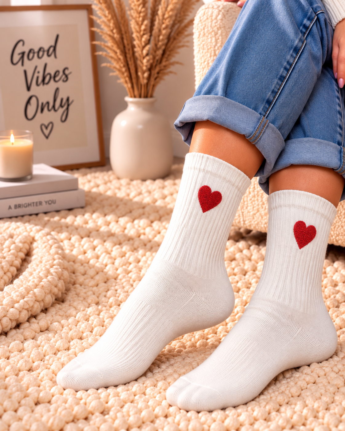 Chaussette Sophia Coeur