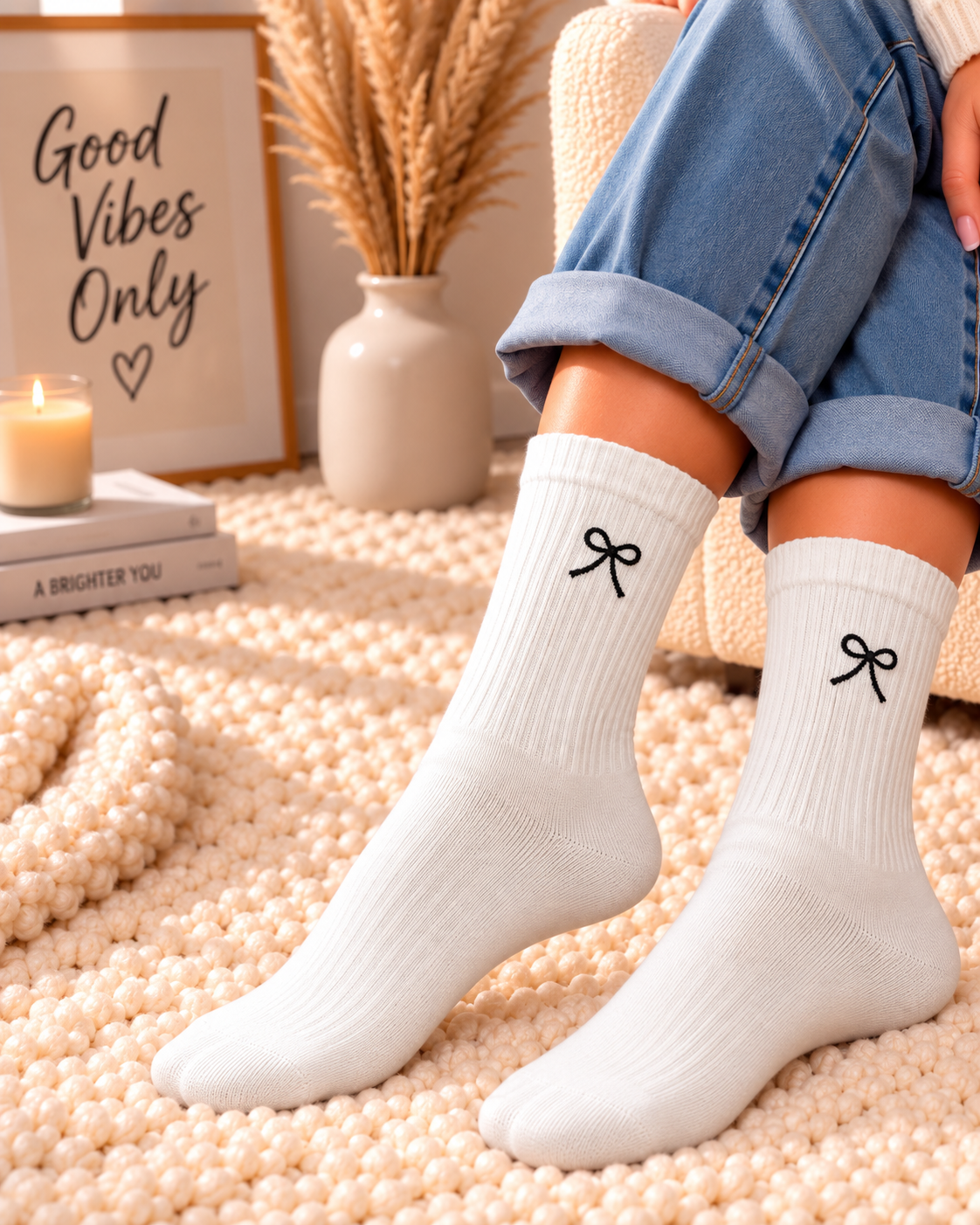 Chaussette Sophia Noeud