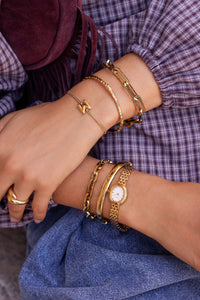 Montre ovale avec mini maillons My Jewellery
