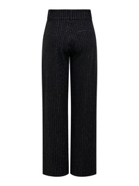 Pantalon Mary Noir ligne argentée - JDY