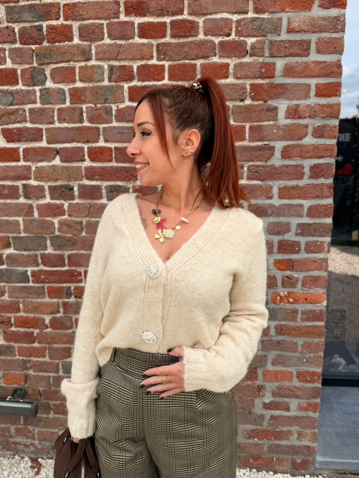 Cardigan Zaggie Beige - Only