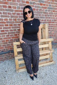 Pantalon Charlie Leopard