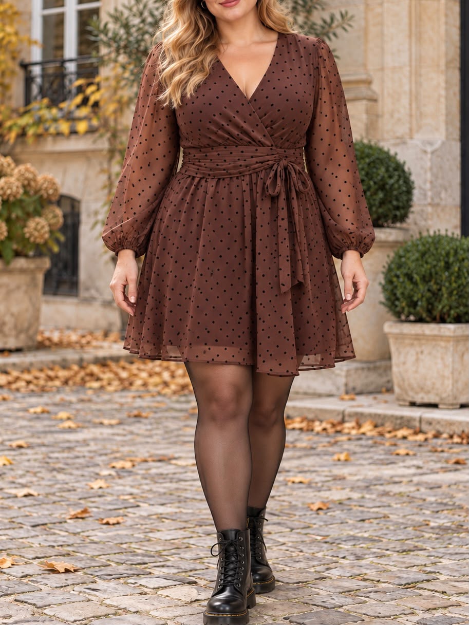 Robe Line Marron