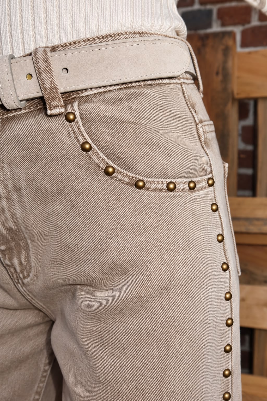 Jean's Carla Taupe