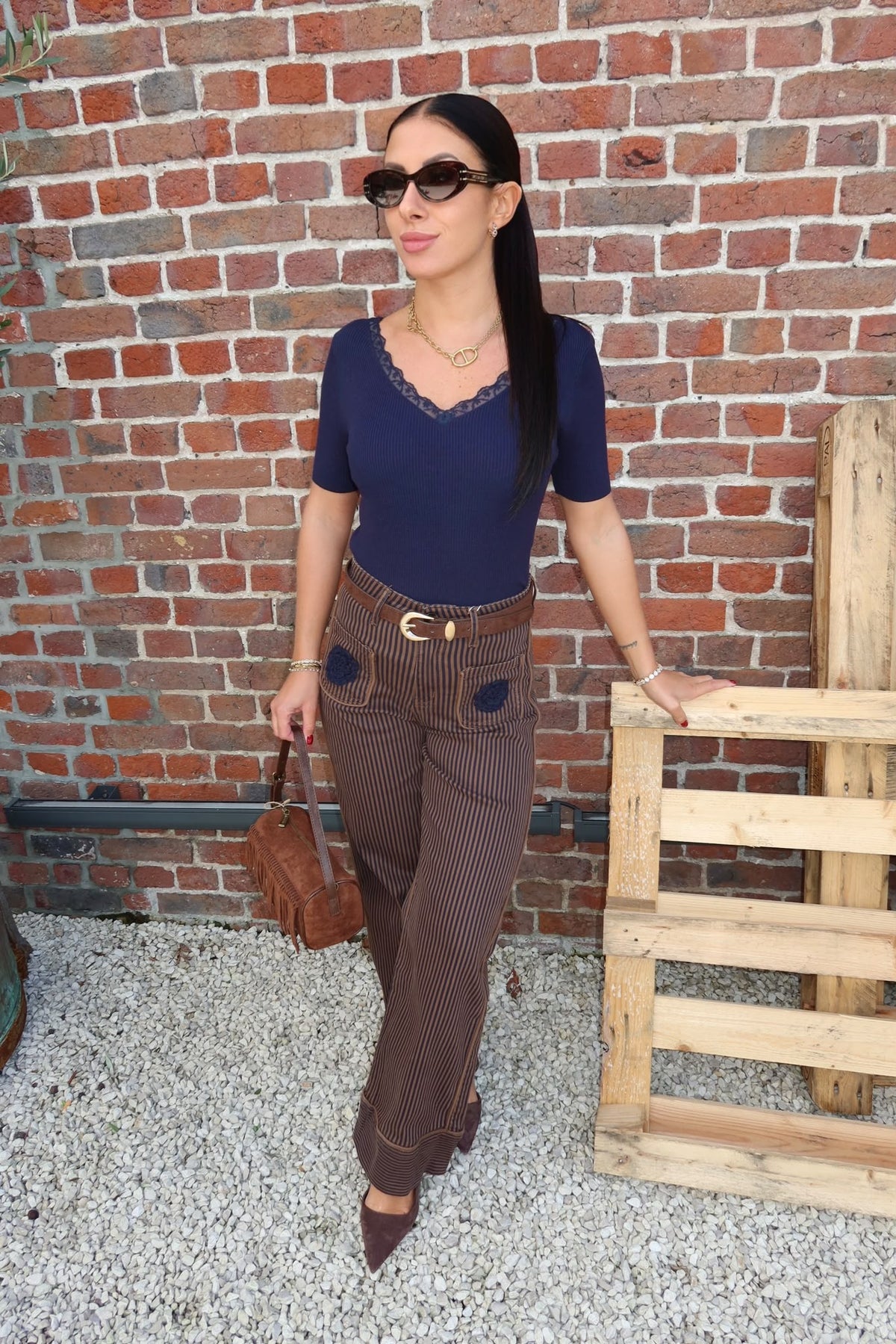 Blouse Nanna Bleu marine - JDY