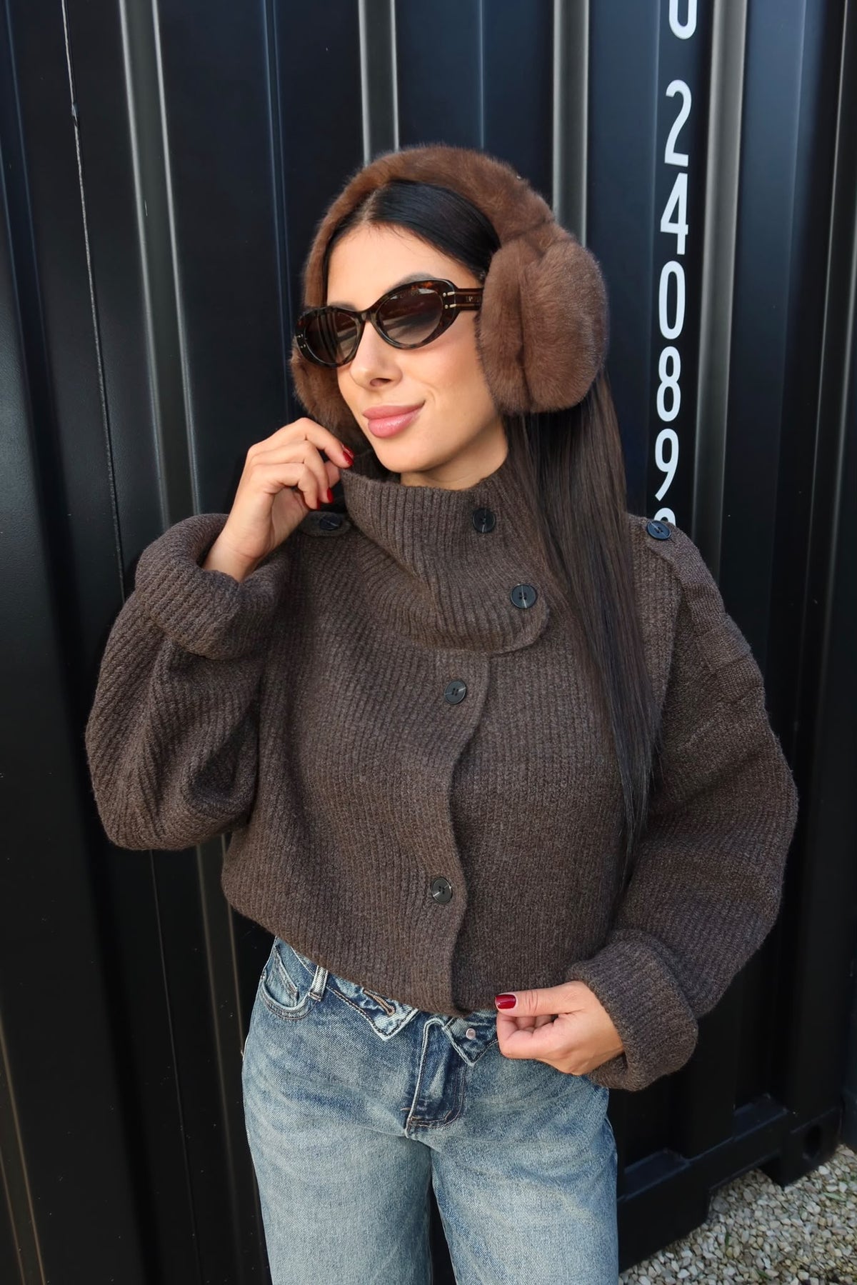 Cardigan Lena choco