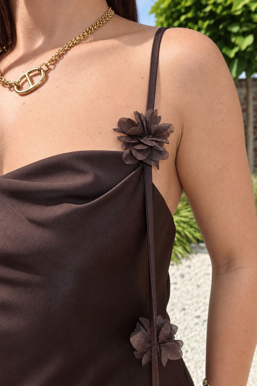 Robe Malou Marron