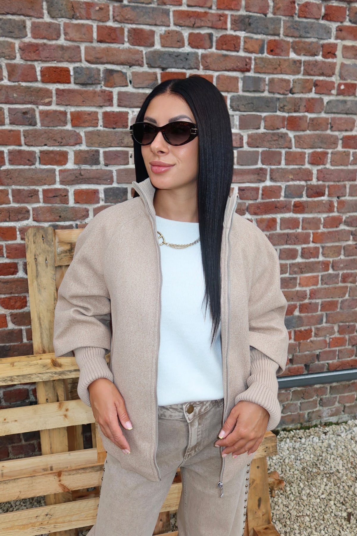 Veste Memory Beige - JDY